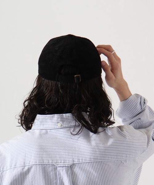 Lee（リー）の「Lee LOW CAP 8W CORDUROY（キャップ・メンズ・ブラック/ベージュ・FREE）」の4枚目の写真