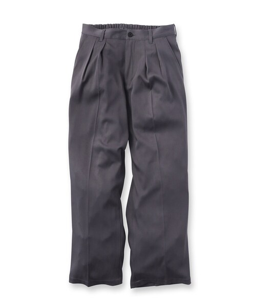 tk.TAKEO KIKUCHI(ティーケータケオキクチ)の「◆【WEB限定】ワイドスラックス(スラックス・メンズ・オフホワイト/チャコールグレー/ダークグリーン/ブラック・01/02/03)」の5枚目の写真