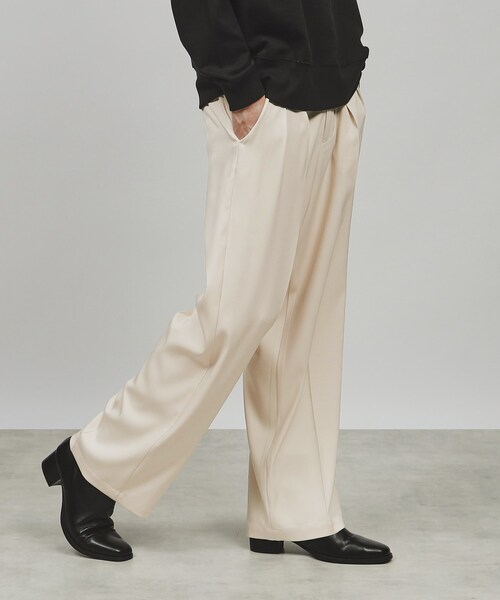 tk.TAKEO KIKUCHI(ティーケータケオキクチ)の「◆【WEB限定】ワイドスラックス(スラックス・メンズ・オフホワイト/チャコールグレー/ダークグリーン/ブラック・01/02/03)」の15枚目の写真