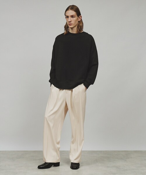 tk.TAKEO KIKUCHI(ティーケータケオキクチ)の「◆【WEB限定】ワイドスラックス(スラックス・メンズ・オフホワイト/チャコールグレー/ダークグリーン/ブラック・01/02/03)」の16枚目の写真