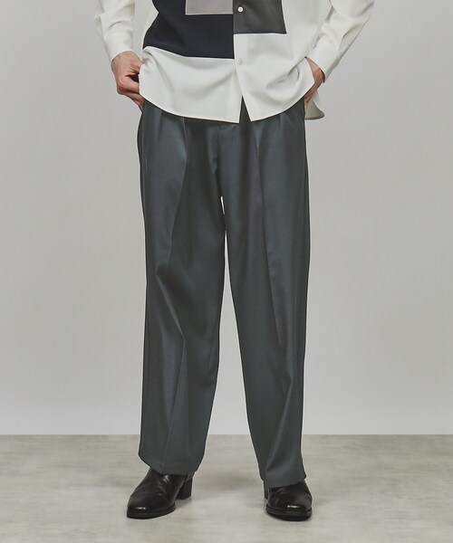 tk.TAKEO KIKUCHI(ティーケータケオキクチ)の「◆【WEB限定】ワイドスラックス(スラックス・メンズ・オフホワイト/チャコールグレー/ダークグリーン/ブラック・01/02/03)」の22枚目の写真