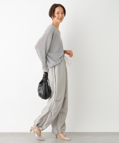 LEPSIM(レプシィム)の「ラインパラシュートパンツ 987521(その他パンツ・レディース・オレンジ/アイボリー/ブラック/グレー・FREE)」の21枚目の写真