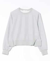 NICOLE white | ラメ接結ラグランプルオーバー(Tシャツ/カットソー)