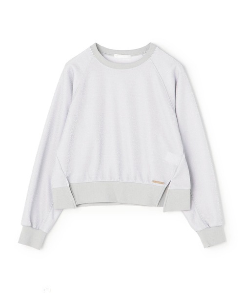 NICOLE white（ニコルホワイト）の「ラメ接結ラグランプルオーバー（Tシャツ/カットソー・レディース・ブラック/グレー・FREE）」の15枚目の写真