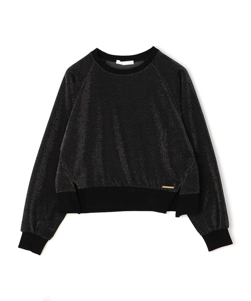 NICOLE white（ニコルホワイト）の「ラメ接結ラグランプルオーバー（Tシャツ/カットソー・レディース・ブラック/グレー・FREE）」の16枚目の写真
