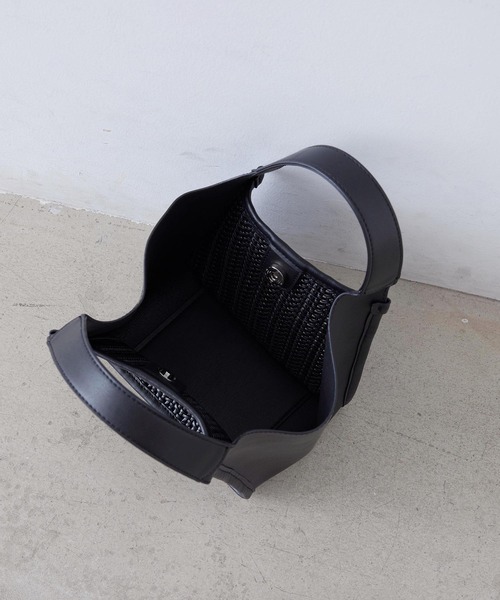 EFOLE（エフォル）の「メッシュ ミニ トート バッグ（トートバッグ・レディース・ブラック・FREE）」の4枚目の写真