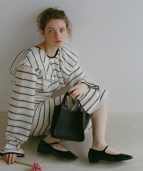 EFOLE（エフォル）の「メッシュ ミニ トート バッグ（トートバッグ・レディース・ブラック・FREE）」の6枚目の写真