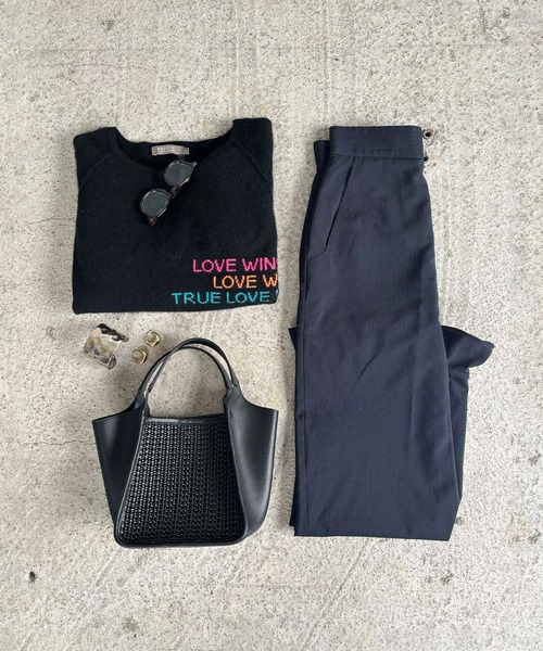 EFOLE（エフォル）の「メッシュ ミニ トート バッグ（トートバッグ・レディース・ブラック・FREE）」の10枚目の写真