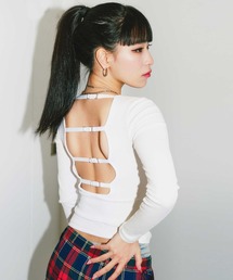 ANNA SUI NYC | ANNA SUI NYC セクシーバック ロングスリーブ Tシャツ  【SP】(Tシャツ/カットソー)