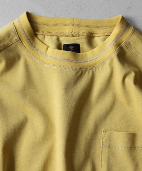 rajabrooke（ラジャブルック）の「rajabrooke MUZI LONG TEE（Tシャツ/カットソー・メンズ・グレー/イエロー/ホワイト・M）」の6枚目の写真