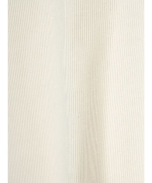 CRAFT STANDARD BOUTIQUE（クラフトスタンダードブティック）の「フリルテープリブカットプルオーバー（Tシャツ/カットソー・レディース・オフホワイト/ブラック/ベージュ・FREE）」の13枚目の写真