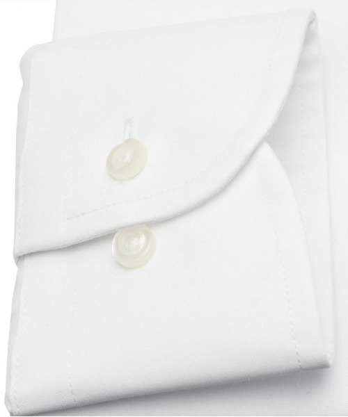 TOKYO SHIRTS(トウキョウシャツ)の「透け防止 形態安定ノーアイロン レギュラー 長袖ビジネスワイシャツ 白無地(大きいサイズ・長いサイズ)(ビジネスシャツ・メンズ・ホワイト・首回り39cm-裄丈88cm/首回り42cm-裄丈90cm/首回り45cm-裄丈82cm/首回り45cm-裄丈86cm/首回り45cm-裄丈90cm/首回り47cm-裄丈86cm/首回り47cm-裄丈90cm/首回り43cm-裄丈90cm)」の3枚目の写真