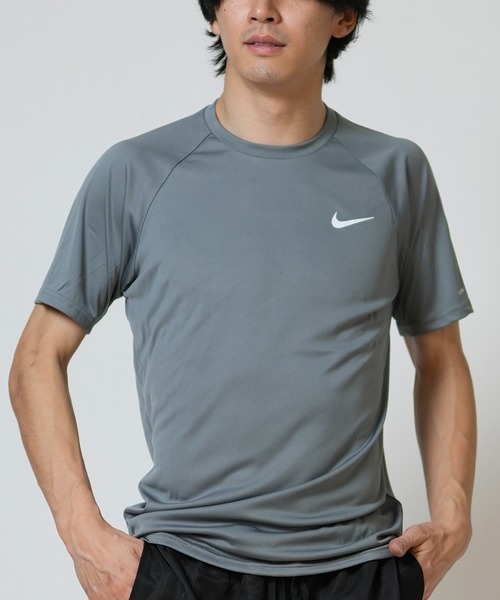 NIKE/ナイキ 水着 ラッシュガード 半袖 Tシャツ UVカット 吸汗速乾