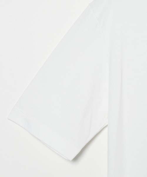 three dots(スリードッツ)の「パウダリーコットン クルーネックTシャツ(Tシャツ/カットソー・メンズ・ホワイト/ネイビー/ブラック/ダークネイビー/ベージュ系その他/グリーン系その他・SMALL/MEDIUM/LARGE/X-LARGE)」の16枚目の写真