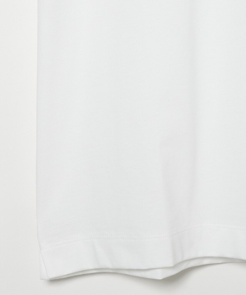 three dots(スリードッツ)の「パウダリーコットン クルーネックTシャツ(Tシャツ/カットソー・メンズ・ホワイト/ネイビー/ブラック/ダークネイビー/ベージュ系その他/グリーン系その他・SMALL/MEDIUM/LARGE/X-LARGE)」の17枚目の写真