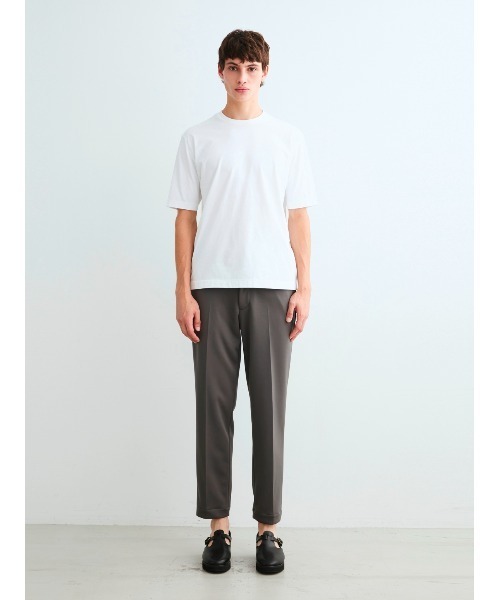 three dots(スリードッツ)の「パウダリーコットン クルーネックTシャツ(Tシャツ/カットソー・メンズ・ホワイト/ネイビー/ブラック/ダークネイビー/ベージュ系その他/グリーン系その他・SMALL/MEDIUM/LARGE/X-LARGE)」の11枚目の写真