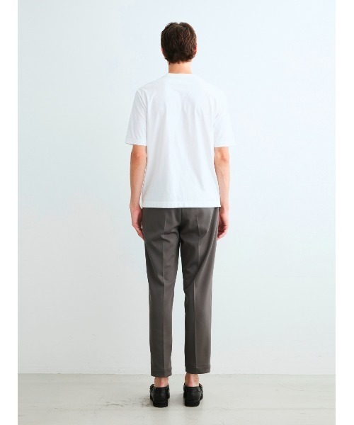 three dots(スリードッツ)の「パウダリーコットン クルーネックTシャツ(Tシャツ/カットソー・メンズ・ホワイト/ネイビー/ブラック/ダークネイビー/ベージュ系その他/グリーン系その他・SMALL/MEDIUM/LARGE/X-LARGE)」の13枚目の写真