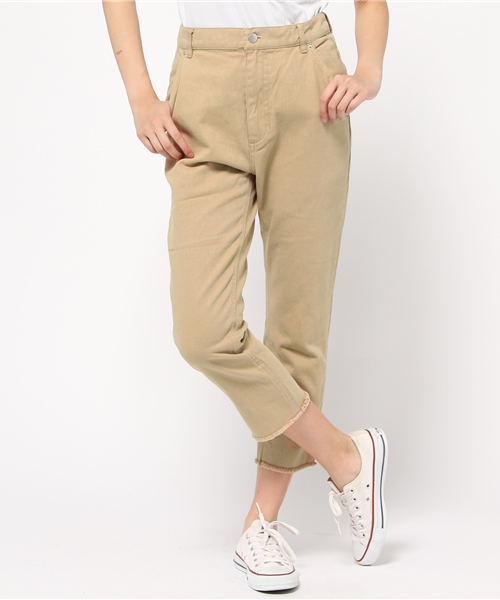 PANTS...（パンツ）の「断ち切りテーパードPT（その他パンツ・レディース・ブルー/ベージュ/その他・MEDIUM/SMALL）」の17枚目の写真