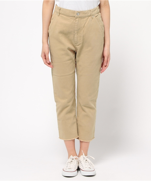 PANTS...（パンツ）の「断ち切りテーパードPT（その他パンツ・レディース・ブルー/ベージュ/その他・MEDIUM/SMALL）」の9枚目の写真