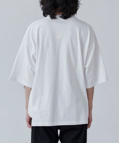 coen（コーエン）の「＜Parknik＞サイドポケットビッグTシャツ（Tシャツ/カットソー・メンズ・パープル/ホワイト/ブラック・XL/L/M）」の18枚目の写真