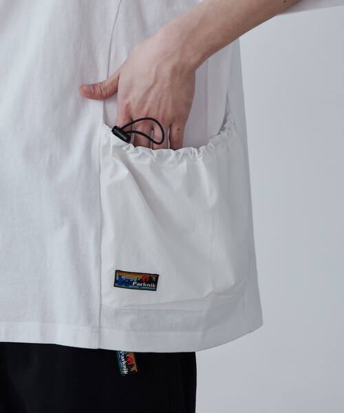 coen（コーエン）の「＜Parknik＞サイドポケットビッグTシャツ（Tシャツ/カットソー・メンズ・パープル/ホワイト/ブラック・XL/L/M）」の19枚目の写真