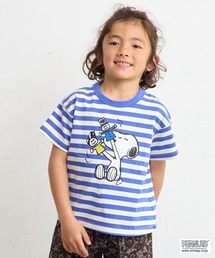 PEANUTS | 【PEANUTS】スヌーピー/ボーダーTシャツ（80～150cm）(Tシャツ/カットソー)