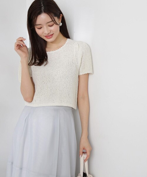 美品♡ theory luxe プリオーバーフーディニット38ホワイト 美品theory luxe プリオーバーフーディニット38ホワイト