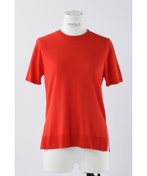 ENFOLD（エンフォルド）の「Dry Cotton ニットTシャツ（ニット