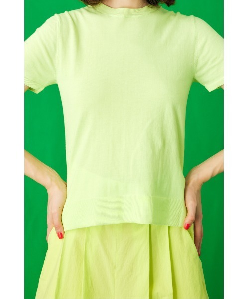 ENFOLD（エンフォルド）の「Dry Cotton ニットTシャツ（ニット