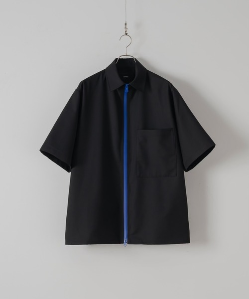 セール】Aqua guard color zipper shirt - アクアガードカラージッパー