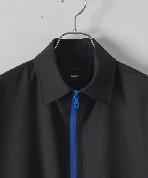 DOOPZ（ドープス）の「Aqua guard color zipper shirt - アクアガードカラージッパーシャツ（シャツ/ブラウス・メンズ・ブルー/グリーン・LARGE/MEDIUM/SMALL）」の3枚目の写真