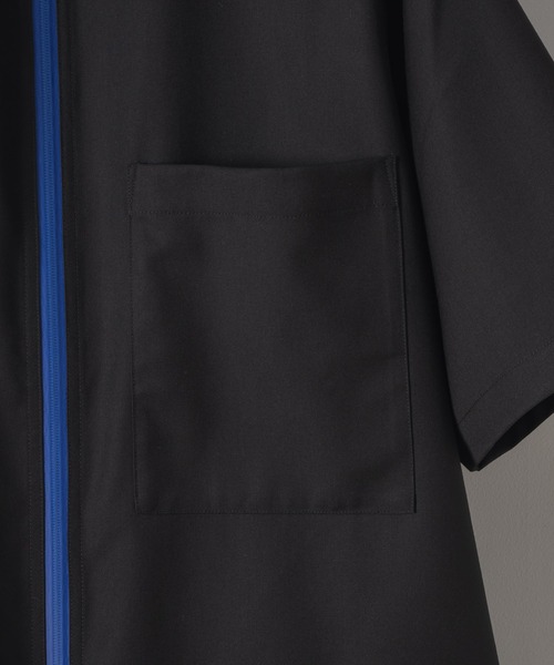DOOPZ（ドープス）の「Aqua guard color zipper shirt - アクアガードカラージッパーシャツ（シャツ/ブラウス・メンズ・ブルー/グリーン・LARGE/MEDIUM/SMALL）」の4枚目の写真