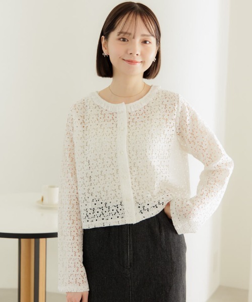 flower（フラワー）の「ビジューリボンピアス（ピアス（片耳用）・レディース・ゴールド・FREE）」の3枚目の写真