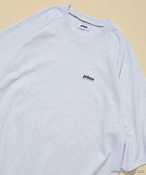 PRINCE（プリンス）の「prince/プリンス prince ワンポイントロゴ ラグラン切り替え ハーフスリーブTシャツ/ロンT/5分袖（Tシャツ/カットソー・メンズ・ネイビー/ホワイト/ブラック/チャコールグレー・MEDIUM/LARGE）」の13枚目の写真