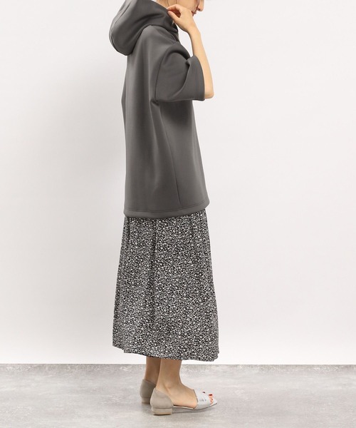 GLOBAL WORK Smile Seed Store（グローバルワーク スマイルシードストア）の「ダンボールスウェットパーカー半袖/181002（パーカー・メンズ・ブラック/チャコール/ネイビー/ベージュ・MEDIUM/LARGE/SMALL/X-LARGE）」の17枚目の写真