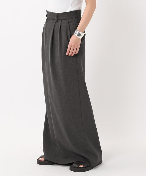 AP STUDIO　タックマキシ ロングスカート 38 AP STUDIO（エーピーストゥディオ）の「タックマキシスカート
