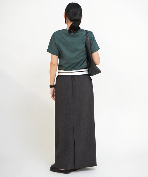 AP STUDIO（エーピーストゥディオ）の「タックマキシスカート