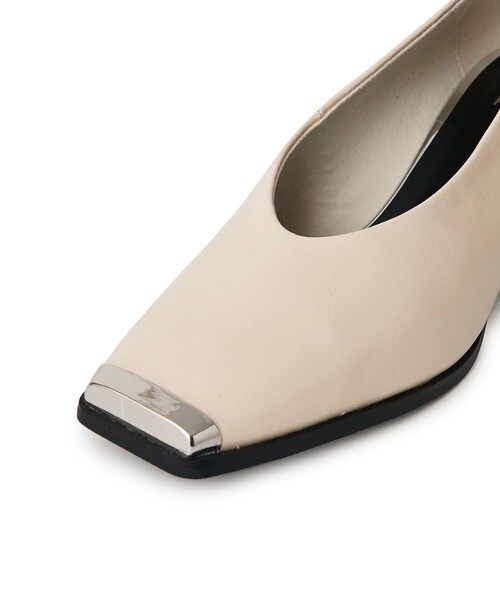 SY UNITED ARROWS（シーユナイテッドアローズ）の「＜SY＞トゥキャップ スクエア パンプス50●↑（パンプス・レディース・ナチュラル/ブラック/その他1・22cm/22.5cm/23cm/23.5cm/24cm/24.5cm/25cm）」の12枚目の写真