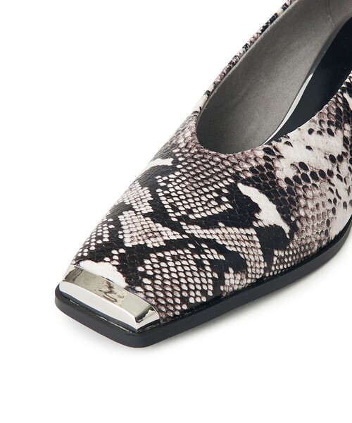 SY UNITED ARROWS（シーユナイテッドアローズ）の「＜SY＞トゥキャップ スクエア パンプス50●↑（パンプス・レディース・ナチュラル/ブラック/その他1・22cm/22.5cm/23cm/23.5cm/24cm/24.5cm/25cm）」の9枚目の写真