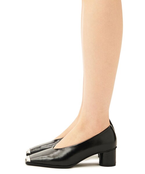 SY UNITED ARROWS（シーユナイテッドアローズ）の「＜SY＞トゥキャップ スクエア パンプス50●↑（パンプス・レディース・ナチュラル/ブラック/その他1・22cm/22.5cm/23cm/23.5cm/24cm/24.5cm/25cm）」の7枚目の写真