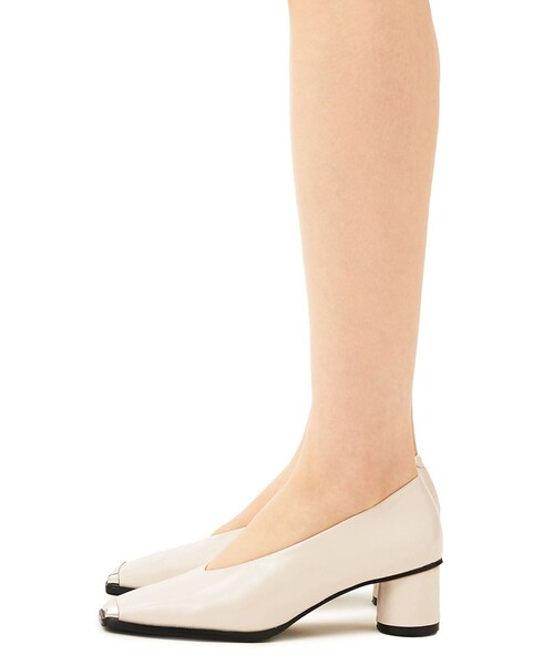 SY UNITED ARROWS（シーユナイテッドアローズ）の「＜SY＞トゥキャップ スクエア パンプス50●↑（パンプス・レディース・ナチュラル/ブラック/その他1・22cm/22.5cm/23cm/23.5cm/24cm/24.5cm/25cm）」の6枚目の写真