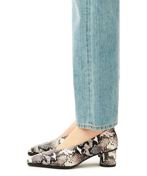 SY UNITED ARROWS（シーユナイテッドアローズ）の「＜SY＞トゥキャップ スクエア パンプス50●↑（パンプス・レディース・ナチュラル/ブラック/その他1・22cm/22.5cm/23cm/23.5cm/24cm/24.5cm/25cm）」の5枚目の写真