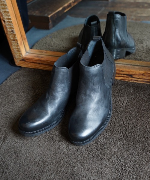 LEON 本革 サイドゴア カジュアルシューズ（ドレスシューズ）｜Piedi Nudi（ピエディヌーディ）