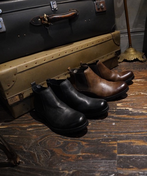 LEON 本革 サイドゴア カジュアルシューズ（ドレスシューズ）｜Piedi Nudi（ピエディヌーディ）