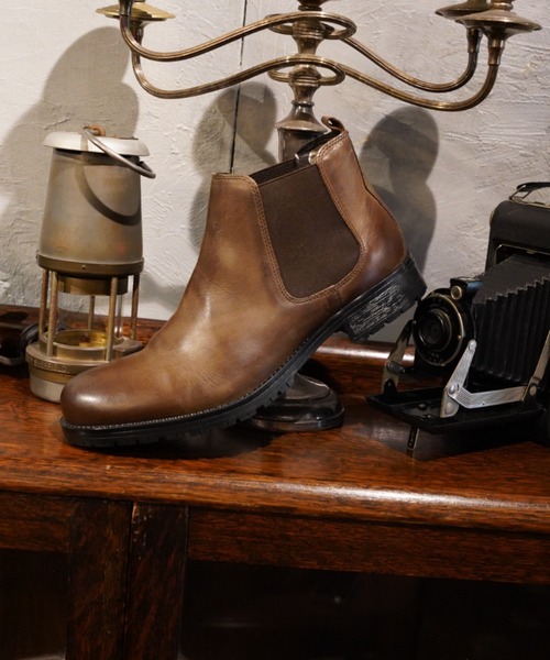 LEON 本革 サイドゴア カジュアルシューズ（ドレスシューズ）｜Piedi Nudi（ピエディヌーディ）