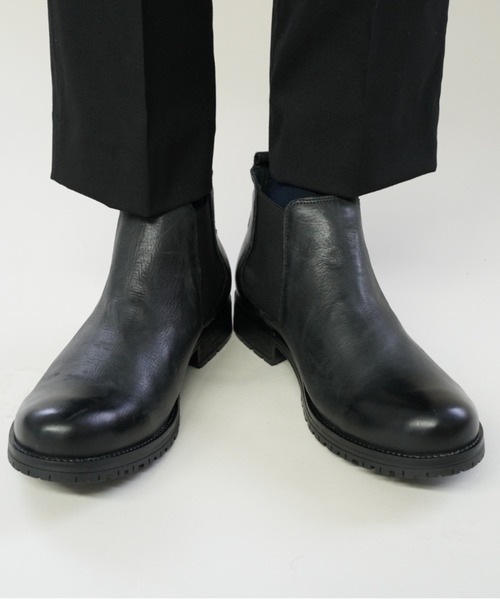 LEON 本革 サイドゴア カジュアルシューズ（ドレスシューズ）｜Piedi Nudi（ピエディヌーディ）