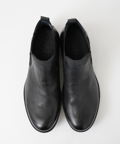 LEON 本革 サイドゴア カジュアルシューズ（ドレスシューズ）｜Piedi Nudi（ピエディヌーディ）