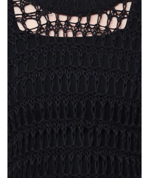 EMODA(エモダ)の「ブレイドメッシュタンクトップ(タンクトップ・レディース・ブラック/グレー/ホワイト/ブルー・FREE)」の7枚目の写真