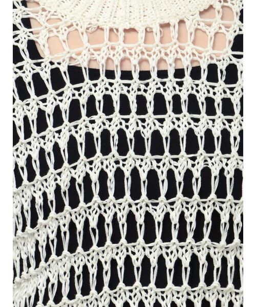 EMODA(エモダ)の「ブレイドメッシュタンクトップ(タンクトップ・レディース・ブラック/グレー/ホワイト/ブルー・FREE)」の5枚目の写真