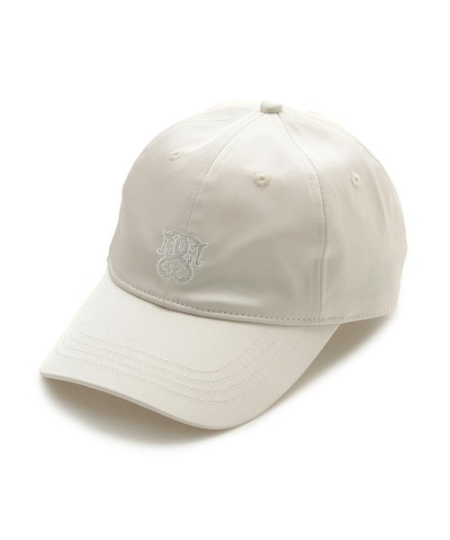 SNIDEL（スナイデル）の「ビジューロゴキャップ（キャップ・レディース・アイボリー/ネイビー/ライトピンク・FREE）」の2枚目の写真